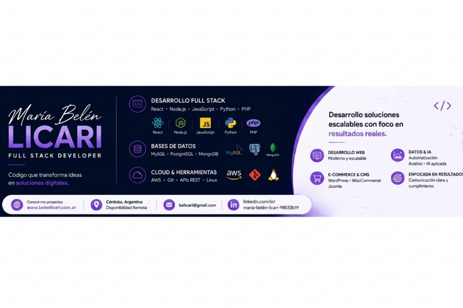 Desarrollo Web FullStack