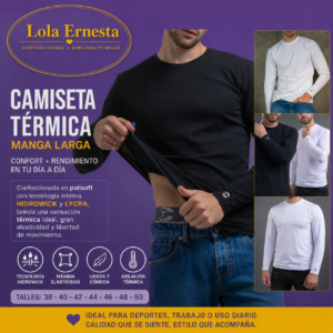 Camiseta térmica hombre