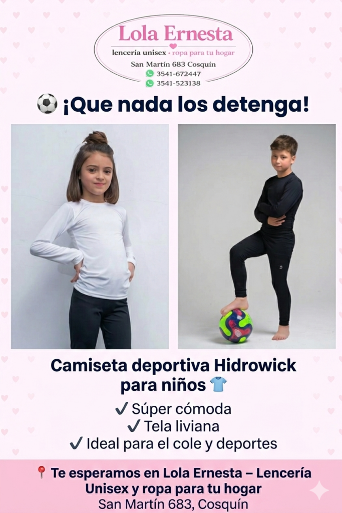 Camisetas termicas para chicos