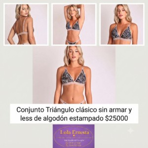 Conjunto triangulo con tanga less
