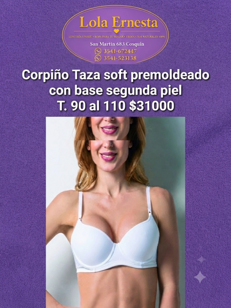 Corpiño Taza Soft