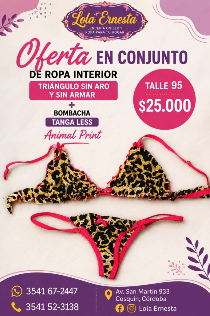 Conjunto Animal Print