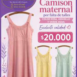 Camisón matenal
