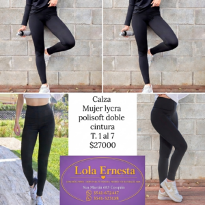 Calzas deportiva dama