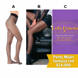 Panty Mujer fantasía red