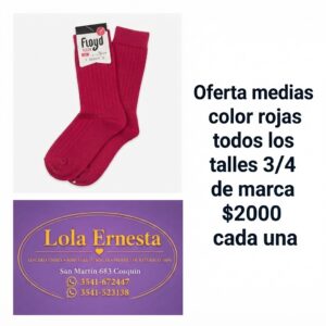 Medias 3/4